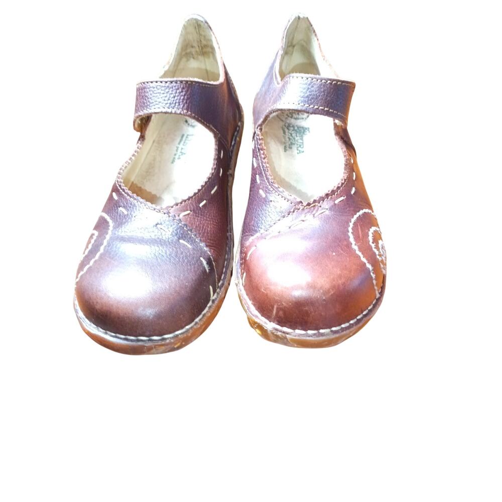 El Naturalista Soft Leather Mary Jane’s Yggdrasil N095 Brown EU size 39 - Picture 4 of 6